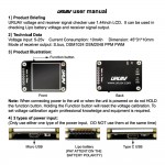 URUAV MC-6S 1-6S Lipo Battery Voltage Checker Receiver Signal Tester